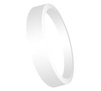 GANAZONO Anneau d'alimentation Flottant de 17 Cm en Éponge Blanche, Barrière Flottante pour Plantes, Cercle Alimentaire Rond pour Aquarium, Bassin de Jardin, Idéal pour Nourrir Types d'animaux