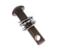 GANAZONO Anneau De Balançoire Métallique Robuste pour Hamac Et Chaise Suspendue, Accessoires Silencieux à Ressort, Kit De Fixation Solide pour Usage Extérieur, Couleur Café