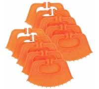 GANAZONO Anneaux de Nez Ergonomiques pour Bovins Lot de 10 en Polypropylène, Solide et Stables, Adaptés au Sevrage en Exploitation Agricole