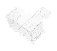 GANAZONO Aquarium Plant Cup avec Crochet Transparent Acrylique Pot Suspendu Résistant pour Plantes Aquatiques Décoration et Aménagement Paysager Moyenne Facile à Nettoyer