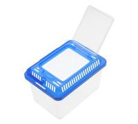 GANAZONO Aquarium Portable Transparent avec Couvercle Réservoir Plastique pour Tortues Reptiles et Poissons Boîte de Transport Résistante pour Garçons et Filles