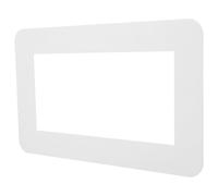 GANAZONO Autocollant pour Interrupteur en Acrylique Blanc, Cadre Protecteur Sécuritaire pour Salon et Bureau