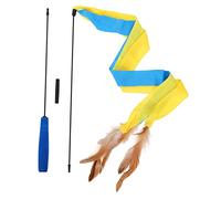 GANAZONO Baguette Teaser Détachable pour Chats Jouet Interactif avec Plumes pour Amusement Et Exercice des Félins