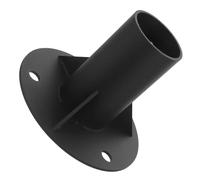 GANAZONO Base de Fixation Métallique pour Poteau de Clôture Support Robuste pour Garde-Corps de Terrasse Montage Polyvalent pour Boîte Aux Lettres Mât de Drapeau et Éléments de Clôture