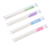 GANAZONO Bâtonnets de Nettoyage pour Piercings D’Oreilles 4 Tubes en Anti-Obstruction Désodorisant Multi-Couleurs Vert Bleu pour Entretien Quotidien des Trous de Boucles