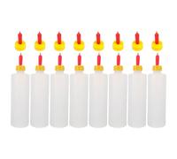 GANAZONO Biberons pour Moutons et Chèvres, Lot de 8 Bouteilles 400 Ml Tétines, Adaptés à L'Alimentation des Petits Ruminants en Élevage