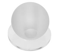 GANAZONO Bille d'Entraînement au Billard Transparente Mate Trou Ø16Mm Outil de Visée Précis pour Billard Américain Équipement Professionnel et Débutants Aide à L'Entraînement aux Coups