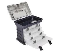 GANAZONO Boîte à Outils Couches Étanche avec Poignée Capacité Spacieuse Portable pour Rangement Outils de Réparation Auto et Accessoires