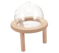 GANAZONO Boîte Bain Sable Verre Transparent pour Hamster et Petits Animaux Bac à Sable Facile à Nettoyer Conteneur pour Bain et Toilette Accessoire Ménager Pratique pour Petits Rongeurs