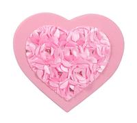 GANAZONO Boîte de Cœur Rose Moyen 23x21x9 Cm en Papier Saint-valentin, Coffret Présent pour Friandises et Chocolats, Emballage Romantique Polyvalent pour Bijoux et Petits Objets
