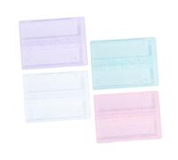 GANAZONO Boîte De Rangement 4 Pièces Pour Têtes De Meulage Petite Taille En Pp Solide Multifonction Pour Outils De Manucure Usage Professionnel Et Domestique Support De Têtes De Meulage Couleur Mixte