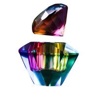 GANAZONO Bol Monomère Octogonal Verre avec Couvercle Récipient pour Liquide Façonnage Ongle Outil Nail Art Compact et Léger pour Usage Professionnel et Personnel