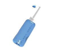 GANAZONO Bouteille de Rinçage Nasal avec Valve Automatique Nettoyeur Nasal Transparent Double Embouts pour Adultes et Garçon Fille Lavage des Sinus et Cavité Nasale
