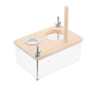 GANAZONO Box d'élevage de perroquets pigeonnier nid d'oiseaux Cage à Perruche Maison d'oiseaux nid d'oiseau de Noix de Accessoires de Cage à Oiseaux nichoir pour Cage en Bois