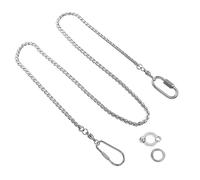 GANAZONO Bracelet De Cheville Perroquet Acier Inoxydable Anti-décrochage Grosse Taille Robuste pour Calopsittes Perruches Usage Intérieur Oiseaux De Compagnie