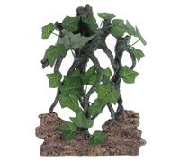 GANAZONO Branche Angle Résine Artificielle avec Rocher pour Reptiles Décor Réaliste pour Terrarium et Aquarium Accessoire Léger et Sûr pour Lézards Serpents Amphibies