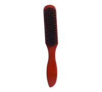 GANAZONO Brosse à Raser Poils de Sanglier pour Hommes Brosse Coiffante Portable avec Manche Outil de Coiffure pour Cheveux Bouclés et Démêlage