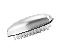 GANAZONO Brosse De Lavage Acier Inoxydable Multi-usage Neutralisant Odeurs Avec Poils Nylon Pour Cuisine Et Ongles Brosse Nettoyante Après Cuisine Forte Odeur Oignon Poisson