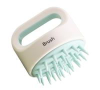 GANAZONO Brosse de Nettoyage des Cheveux pour Garçon et Filles Brosse à Shampoing Masseur de Cuir Doux Compacte Utilisation Quotidienne Massage Relaxant Équipement Bien-