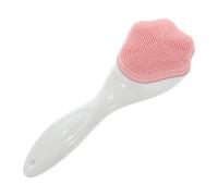 GANAZONO Brosse visage silicone souple forme patte de chat pour nettoyage visage femme doux et efficace couleur rose