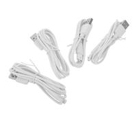 GANAZONO Câble de Charge USB pour Hydropulseur sans Fil, Lot de 4 Pièces, Léger Tpe Blanc, Alimentation Stable, pour Usage Domestique et Voyage