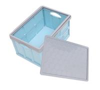 GANAZONO Caisse de Rangement Pliable avec Roulettes Boîte Empilable pour Vêtements et Jouets Organiseur avec Espace Spacieux et Design Pliable pour Maison Voiture et Extérieur