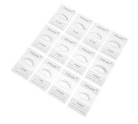 GANAZONO Carte D’Essai de Faux Cils 12 Styles Assortis pour Extensions de Cils Support Compact Professionnel Outil de Présentation et Comparaison Précis pour Salon de Beauté et Pose
