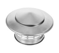 GANAZONO Chapeau de Cheminée Acier Inoxydable Couvercle de Conduit avec Protection Pluie et Oiseaux pour Système de Cheminée