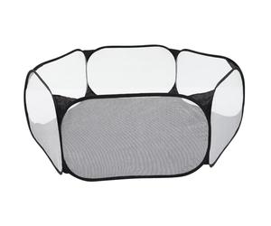 GANAZONO Clôture Hexagonale Pliable en Polyester Respirant pour Petits Animaux, Parc Sécurisé pour Chiots et Chats, pour Intérieur et Jeux de Détente