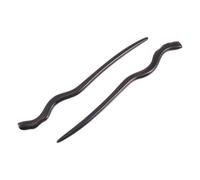 GANAZONO Coiffe traditionnelle 2 pièces noir ébène vintage, fixation de coiffure, pour anniversaire et fêtes