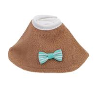 GANAZONO Collier Anti-Piqûres pour Perroquet M Protection Conique en Feutre Marron Accessoire pour Oiseaux Empêchant Morsures et Piqûres pour Cicatrisation et Confort Quotidien