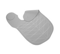 GANAZONO Collier Guide Coupe Cheveux en Silicone Taille Grosse Protection Anti-chute pour Coiffeur Femmes Salon Coiffure Usage Professionnel Gris