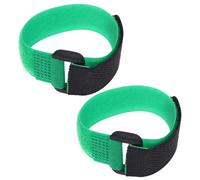 GANAZONO Colliers Anti-Chant de Coq Réglables 2 Pièces en Nylon Vert, Colliers de Poulet Silencieux et Anti-Perturbation, Tour de Cou Confortable pour Volailles, Protection Le Bruit, Usage