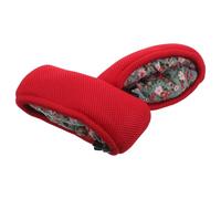 GANAZONO Coussinets Rembourrés Universels pour Béquilles sous Aisselles Protège-Bras en Maille Respirante Rouge Épaisseur Renforcée 21 X 85 X 82 CM Paire pour Confort et Accessoires