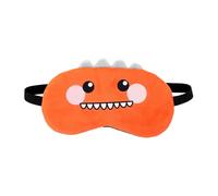 GANAZONO de Nuit Cartoon Orange Dinosaure pour Adultes Cache-yeux Doux et Sommeil Ultra-confortable pour Voyage Sieste et Dormir Profondément