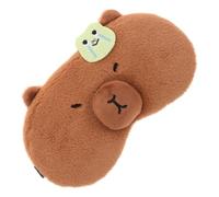 GANAZONO De Sommeil En Peluche Carton Rongeur Et Grenouille, Lot Unique, Yeux Occultant Doux Et, Double Usage Chaud Et Froid, Blocage Complet Lumière, Voyage Et Détente