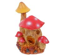 GANAZONO Décoration Aquarium Champignon Résine Cachette pour Poissons Crevettes et Reptiles Décoration Unique pour Aménager Réservoir et Offrir Refuge Sûr Aux Poissons