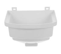 GANAZONO Déviateur de Canalisation Carré en Pvc 80x100 Mm - Filtre pour Récupérateur D'eau de Pluie, Bloc Anti-éclaboussures Incurvé, Accessoire Extérieur pour Maison et Villa, Système