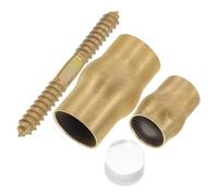 GANAZONO Ensemble De Joints En Cuivre Pour Béquilles, Accessoire Antidérapant En Laiton, Kit Pour Canne, Compatible Seniors, Usage Intérieur Et Extérieur, Prolongateur De Durée De Vie