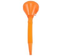GANAZONO Entonnoir Plastique Flexible avec Filtre Fin pour Transfert de Carburant Compatible Voiture Moto et Camion Entonnoir de Ravitaillement Réutilisable Orange