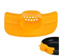GANAZONO Entonnoir Réutilisable en Silicone Jaune pour Pot et Bol, Design Mignon Bec Verseur Pratique, Facile à Utiliser Cuisine pour Éviter les Éclaboussures