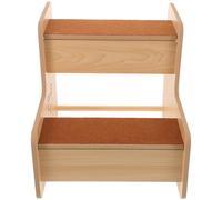 GANAZONO Escalier pour Chien et Chat Petit Modèle 2 Marches 30 CM Antidérapant Rampe D’Accès pour Canapé et Lit Animaux Âgés Utilisation Intérieure Toute Saison Facile à Nettoyer