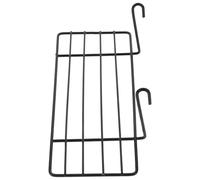 GANAZONO Étagère Murale en Fer Forgé Noire pour Cage à Oiseaux, Support Décoratif Robuste et Résistant aux Chocs, Perchoir Suspendu pour Perroquets et Calopsittes, Accessoire Pratique