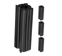 GANAZONO Étau en Caoutchouc Noir pour Club de Golf, Kit de 4 Pièces pour Regrippage, Outil Compact et Léger Compatible Drivers, Fers et Putters, Accessoire de Réparation et Clip