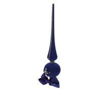 GANAZONO Étoile Sapin de Noël Brillante Feutre Bleu pour Décoration Arbre de Noël Intérieur