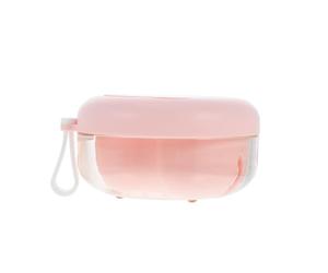 GANAZONO Étui de Rangement pour Appareil Dentaire Invisible, Étui pour Prothèse Dentaire en Pp, Rose, Portable, Imperméable, Miroir, pour Voyager et Sortir