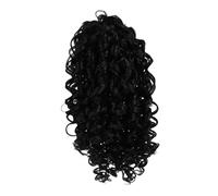 GANAZONO Extension de Queue de Cheval Bou Longue avec Filet Élastique et Clips Ajustable pour Femme Postiche Cheveux Naturels pour Mariage Cosplay et Usage Quotidien