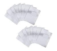 GANAZONO Feuilles D'aluminium pour Ongles 100 Pièces Papier Aluminium Dépose Gel Vernis Semi-permanent Manucure Maison et Salon Rapide