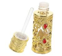 GANAZONO Flacon de Parfum Rechargeable Verre Style Arabe Bouteille de Voyage Légère pour Huiles Essentielles Récipient Décoratif pour Cosmétiques Flacon Vide pour Mélange DIY