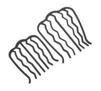 GANAZONO Fourche à Cheveux Latérale 2 Pièces Grosse Et Petite Taille En Métal, Peigne Latéral Pour Femme, Épingle à Cheveux U, Accessoire Coiffure Chic Pour Cérémonie Et Usage Quotidien